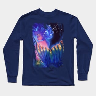 Neon Mermaid Long Sleeve T-Shirt